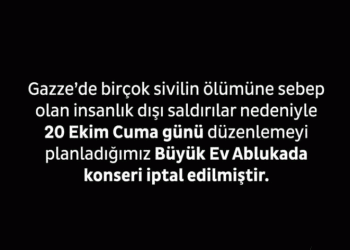 Nilüfer Belediyesi’nden konser iptali