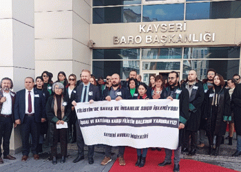 Kayserili avukatlardan İsrail’e tepki