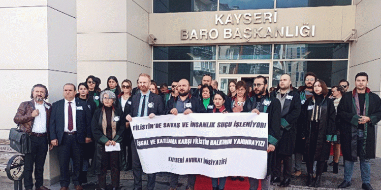 Kayserili avukatlardan İsrail’e tepki
