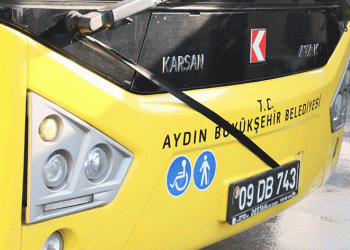 Büyükşehir, ulaşım araçlarına siyah kurdele astı