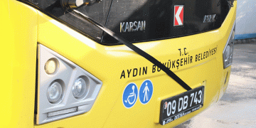 Büyükşehir, ulaşım araçlarına siyah kurdele astı
