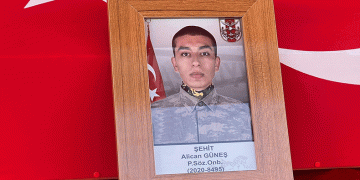 Kahramanmaraşlı şehidimiz defnediliyor
