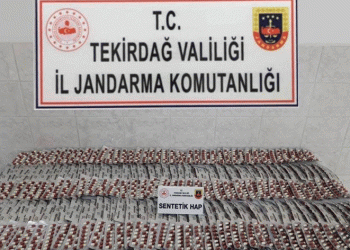 Çorlu’da binlerce sentetik hap bulundu