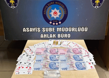 Kumar oynanan iş yerine polis baskını
