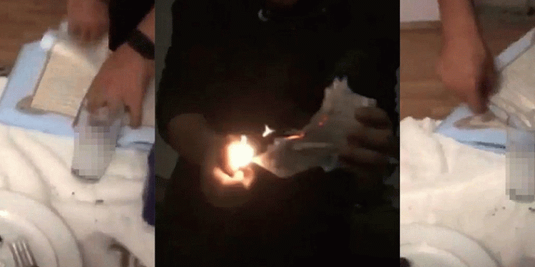 Kur’an-ı Kerim yakan kişi, kazada vefat etti
