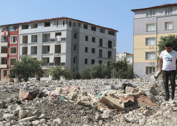 Binaların yerini araziler aldı