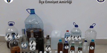 Sahte alkol operasyonu düzenlendi