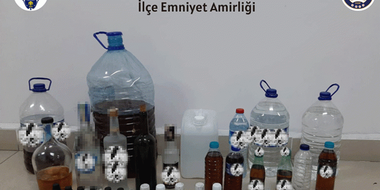 Sahte alkol operasyonu düzenlendi