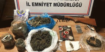 2 kg uyuşturucu ele geçirildi