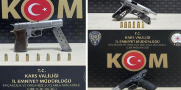 Kars’ta 9 silah ele geçirildi