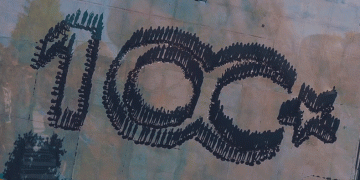 Öğrencilerden 100.yıl koreografisi