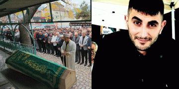 Kazada hayatını kaybeden genç defnedildi