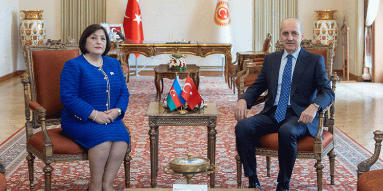 Kurtulmuş, Gafarova ile buluştu