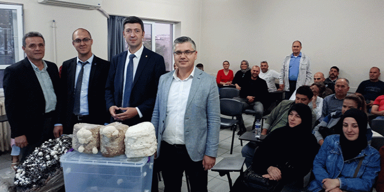 Mantar Yetiştiriciliği Kursu Verildi