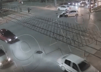 Gaziantep’teki trafik kazaları kamerada