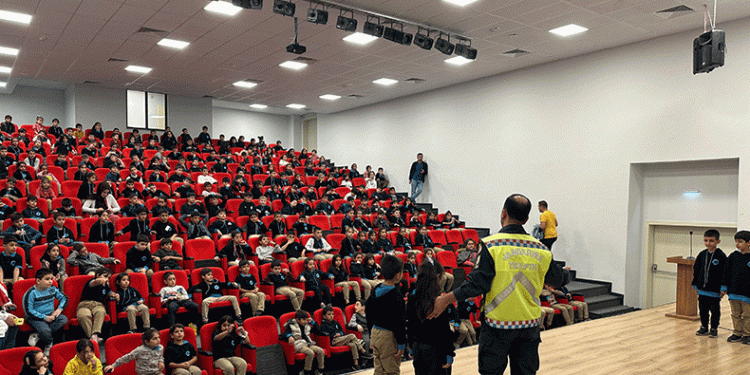 548 öğrenciye trafik eğitimi verildi