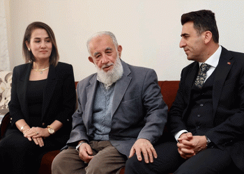 Şehit ailesinin acısına ortak oldu