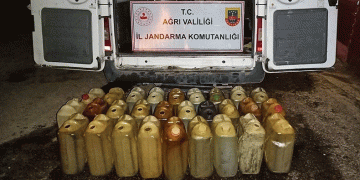 Ağrı’da kaçak yakıt ele geçirildi