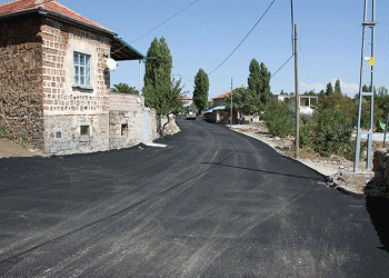 Talas’tan Örencik’e geniş yol