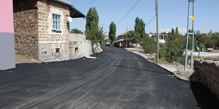 Talas’tan Örencik’e geniş yol