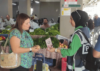 ‘Kadına şiddete hayır’ çalışması yapıldı