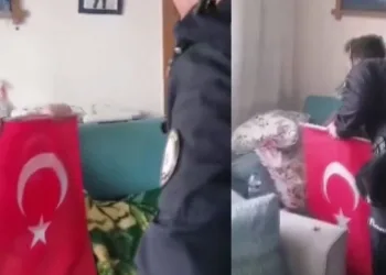 Erzincanlı kadının bayrak aşkı