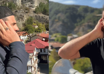 Tarihi camide çifte ezan okundu