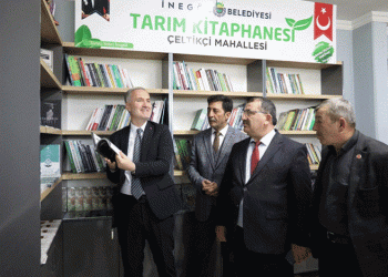 İnegöl’ün 2. tarım kütüphanesi açıldı