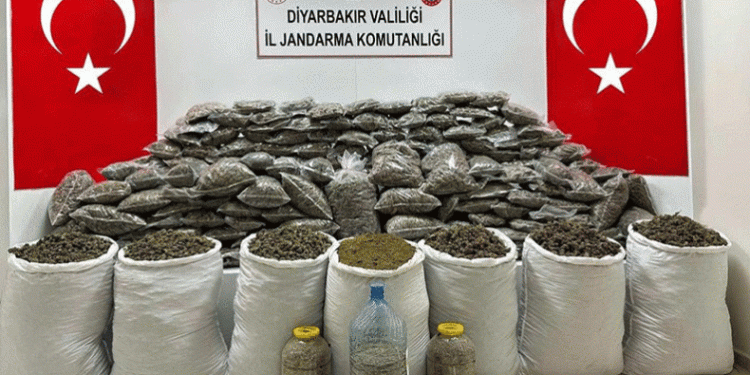 Diyarbakır’da EYP ve teröristlere ait yaşam malzemeleri ele geçirildi