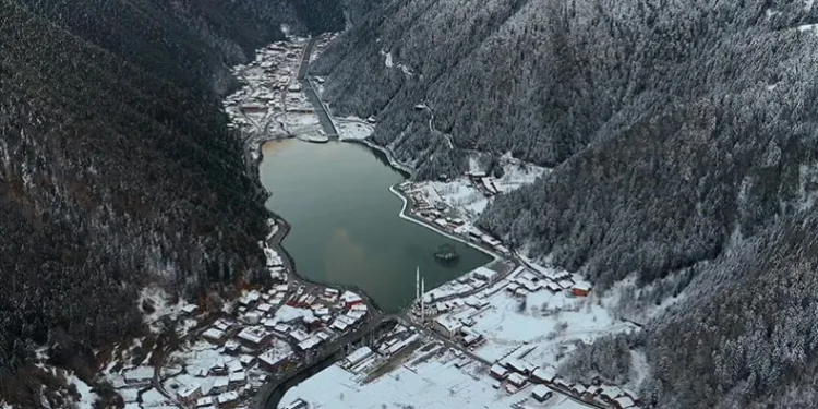 Uzungöl’den kar manzaraları