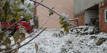 Bayburt’ta kar yağışı etkili oluyor