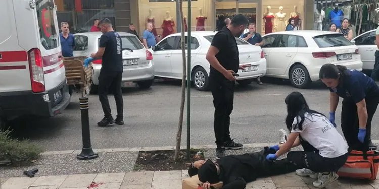 Belindeki silah yürürken ateş alınca yere yığıldı