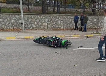 Yarış motoru sürücüsünün feci ölümü