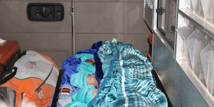 Gazze’den tahliye edilen bebekler Mısır’da