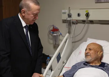 Cumhurbaşkanı Erdoğan’dan Hasan Aksay’a ziyaret