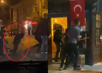 Bursa’da sokağı boks ringine çevirdiler