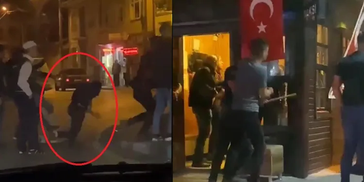 Bursa’da sokağı boks ringine çevirdiler