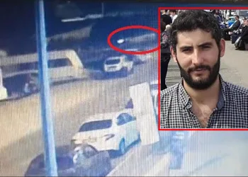 Bursa’da bir kişinin hayatını kaybettiği kaza anı