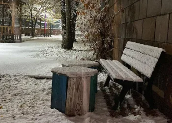 Karlıova’da beklenen kar yağışı başladı