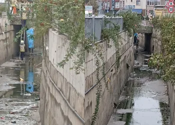 Bir vatandaş demir parmaklıklarda asılı bulundu