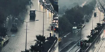 İncirliova yolu göle döndü