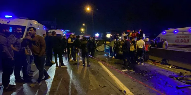 Feci kaza hamile kadını ve çocuğunu hayattan kopardı