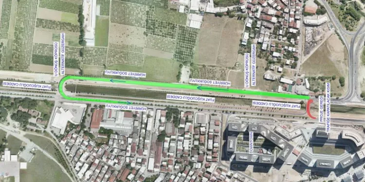 Fuat Kuşçuoğlu Caddesi’nde trafik düzenlemesi
