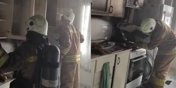 Hatay’da ev yangını