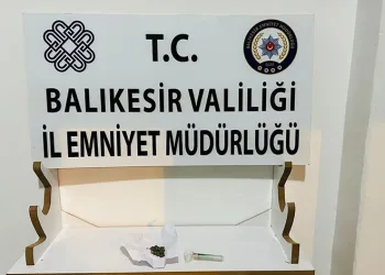 Havran’da 3,74 gram esrar ele geçirildi
