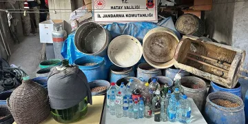275 litre kaçak rakı ele geçirildi