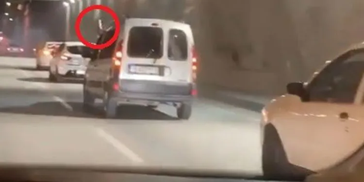 Bursa’da düğün konvoyu tehlike saçtı