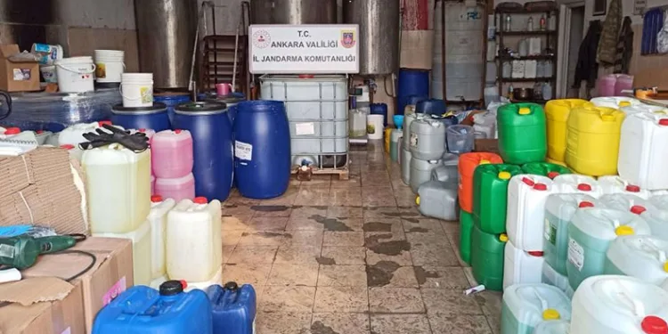 20 ton sahte deterjan ele geçirildi