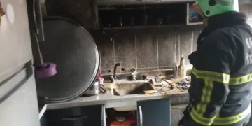 Hatay’da mesken yangını çıktı