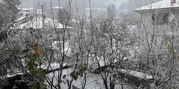 Mudurnu beyaza büründü